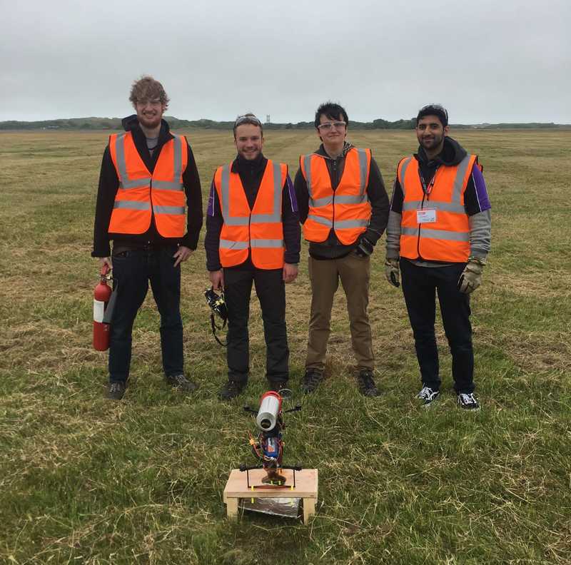 The team at the UAS challenge 2018