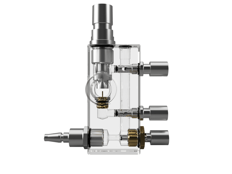 A render of the CPAP flow generator internals